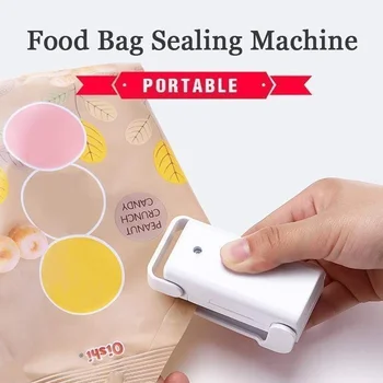 Portable Heat Sealer Plastic Package Storage Bag Mini Sealing Machine Handy Sticker and Seals for Food Snack Kitchen Accessories
Portable Heat Sealer Plastic Package Storage Bag Mini Sealing Machine Handy Sticker and Seals for Food Snack Kitchen Accessories