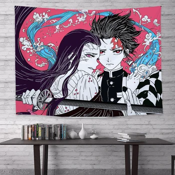 Anime Demon Slayer Kimetsu No Yaib Painting Tapestry 3D Printing Tapestrying Rectangular Home Decor Wall Hanging 06
Anime Demon Slayer Kimetsu No Yaib Painting Tapestry 3D Printing Tapestrying Rectangular Home Decor Wall Hanging 06