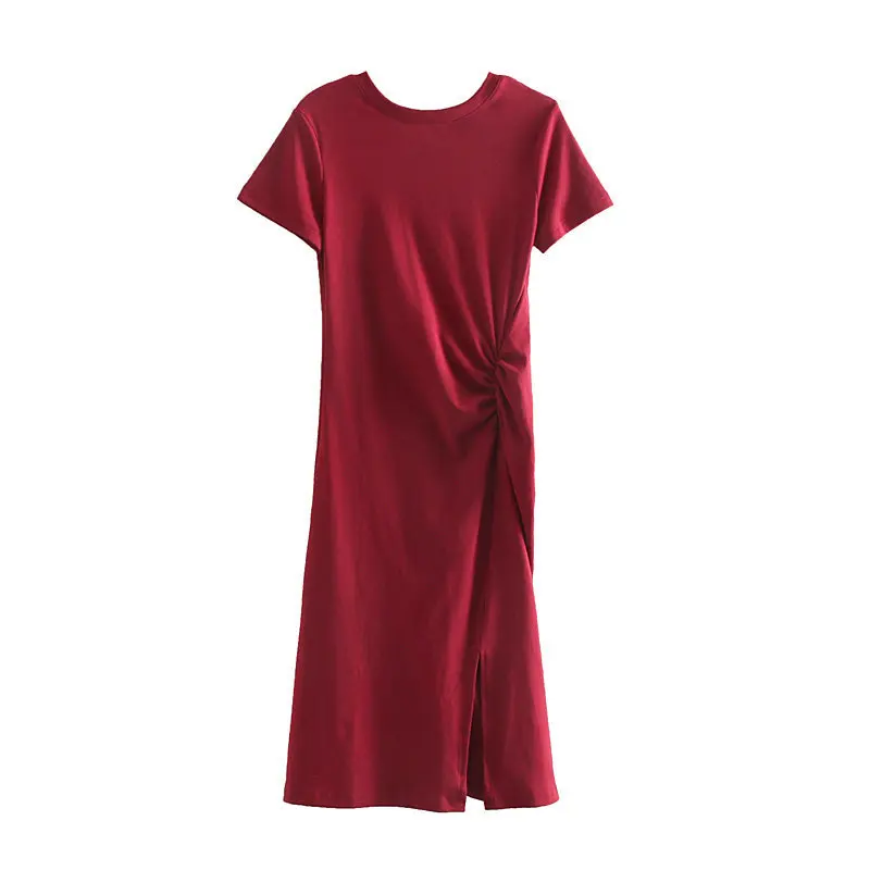 2019 Autumn Europe And America WOMEN'S Dress New Style Solid Color Tight-Fit Crew Neck Short-sleeve Dress 6479
2019 Autumn Europe And America WOMEN'S Dress New Style Solid Color Tight-Fit Crew Neck Short-sleeve Dress 6479