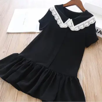 2020 summer girls black lace turn-down collar chiffon princess dresses kids dress for girl children's clothes wholesale
2020 summer girls black lace turn-down collar chiffon princess dresses kids dress for girl children's clothes wholesale