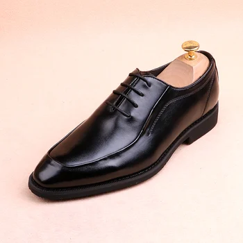 2019 New Men Business Oxford Leather Dress Shoes Flats Male Casual Shoes Breathable Formal Dress Shoes British Style Shoes
2019 New Men Business Oxford Leather Dress Shoes Flats Male Casual Shoes Breathable Formal Dress Shoes British Style Shoes