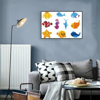 DIY 5D Diamond Painting Kit for Adults Diamond Art Kit,Paint with Diamonds Embroidery Painting Cross Stitch - Fish
DIY 5D Diamond Painting Kit for Adults Diamond Art Kit,Paint with Diamonds Embroidery Painting Cross Stitch - Fish