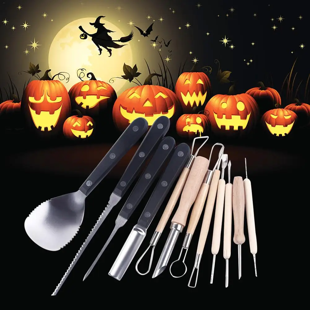 12PCS Halloween Pumpkin Carving Tools Professional Pumpkin Cutting Supplies Kitchen Fruit Knife Pumpkin Decoration Carving Tool
12PCS Halloween Pumpkin Carving Tools Professional Pumpkin Cutting Supplies Kitchen Fruit Knife Pumpkin Decoration Carving Tool