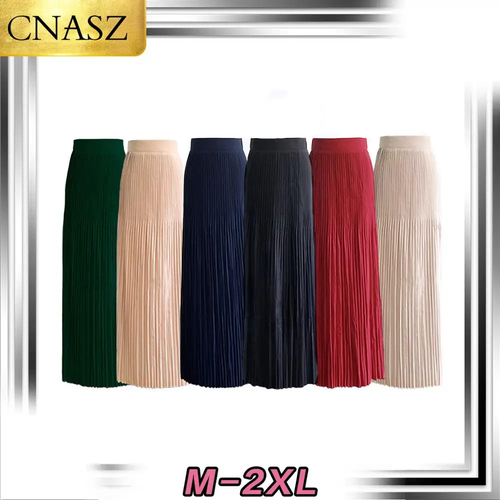 2019 Muslim Fashion Large Size Skirt Solid Color High Waist Muslim Pleated Skirt Turkish Dubai Islamic Clothing
2019 Muslim Fashion Large Size Skirt Solid Color High Waist Muslim Pleated Skirt Turkish Dubai Islamic Clothing