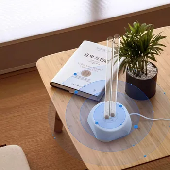 38W Household UV Ozone Sterilization Lamp Dual Light Tube Ultraviolet Germicidal Disinfection Table Lamp 40 Area Sterilizer 
38W Household UV Ozone Sterilization Lamp Dual Light Tube Ultraviolet Germicidal Disinfection Table Lamp 40 Area Sterilizer