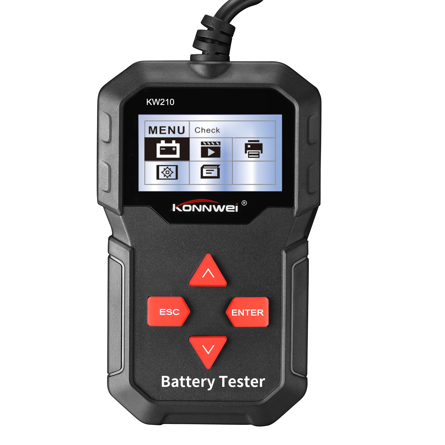 KONNWEI KW210 Battery Tester 12V Auto Battery Analyzer Automatic Smart Check TFT LCD Screen Car Diagnostic Tool
KONNWEI KW210 Battery Tester 12V Auto Battery Analyzer Automatic Smart Check TFT LCD Screen Car Diagnostic Tool