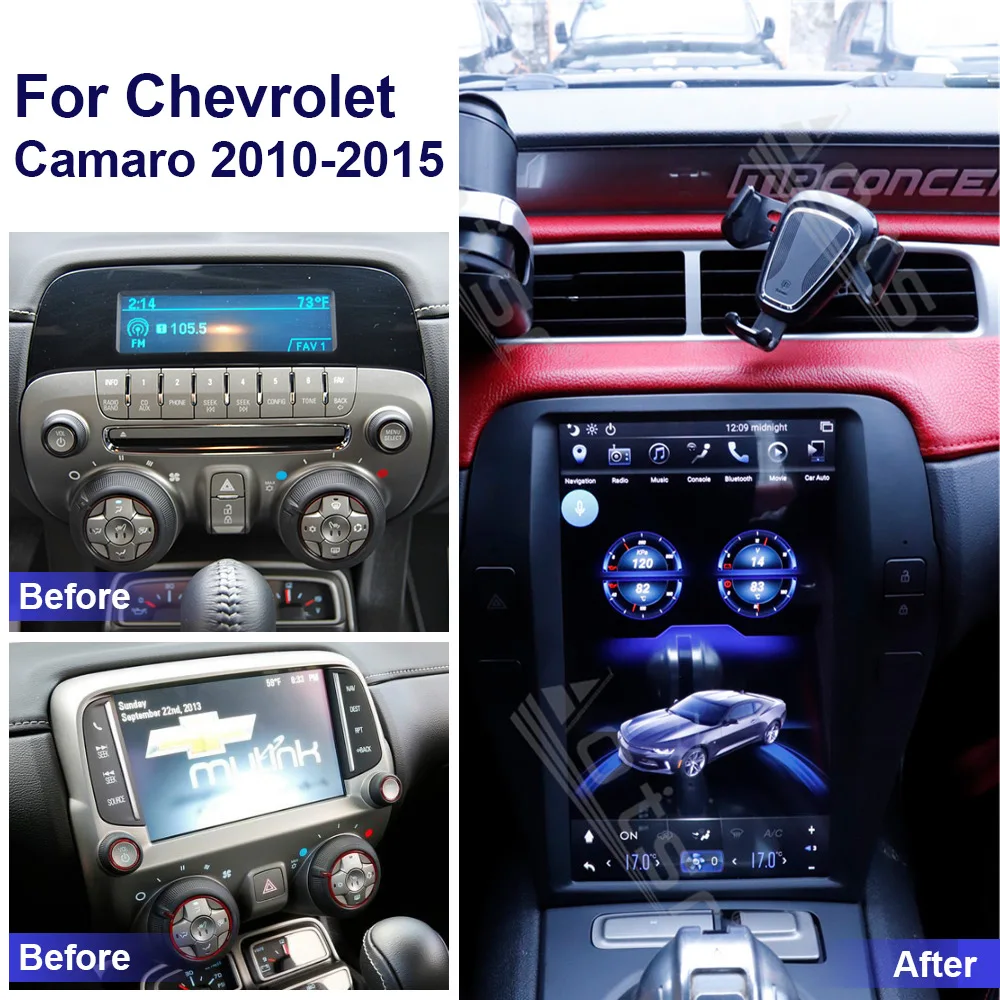 12,1 "Android Tesla стиль для Chevrolet Camaro 2010 2011 - 2015 авто радио мультимедиа плеер Навигация стерео GPS головное устройство
12,1 "Android Tesla стиль для Chevrolet Camaro 2010 2011 - 2015 авто радио мультимедиа плеер Навигация стерео GPS головное устройство