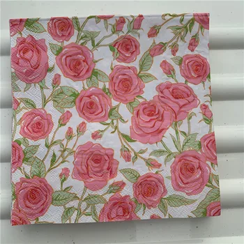 Decoupage wedding Napkin paper elegant tissue flower pink red rose handkerchief beautiful servilletas birthday party towel decor
Decoupage wedding Napkin paper elegant tissue flower pink red rose handkerchief beautiful servilletas birthday party towel decor