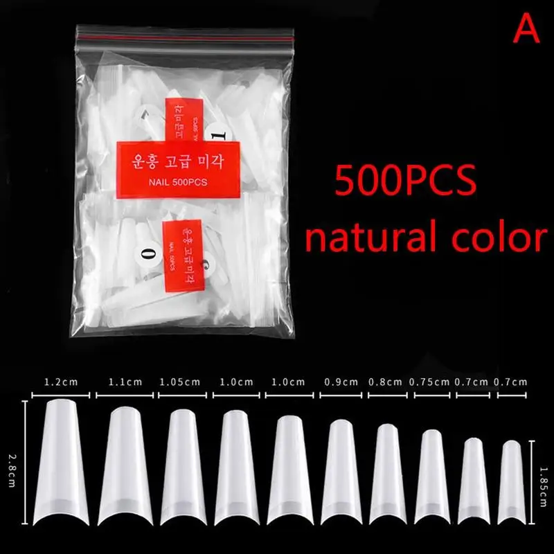 500 Pcs False Nails With Transparent Or White For Women Seamless Long French Half Cover Artificial Fake Nails
500 Pcs False Nails With Transparent Or White For Women Seamless Long French Half Cover Artificial Fake Nails
