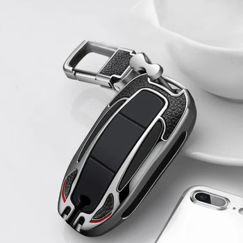 Zinc alloy car Remote Smart key cover case shell fob keychain for Tesla Model 3 X S 2017 2018 2019 2020 Protector Accessories
Zinc alloy car Remote Smart key cover case shell fob keychain for Tesla Model 3 X S 2017 2018 2019 2020 Protector Accessories