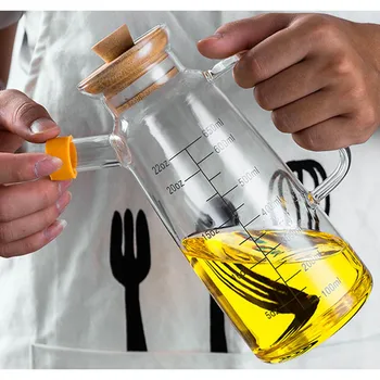 Glass Oiler Heat Resistant Leak Proof Oil Pot Anti Corrosion Seasoning Kettle Scale Controllable Vinegar Flask Kitchen Gadgets
Glass Oiler Heat Resistant Leak Proof Oil Pot Anti Corrosion Seasoning Kettle Scale Controllable Vinegar Flask Kitchen Gadgets