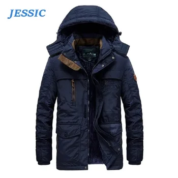 JESSIC Winter New Workwear Jacket Men Plus Velvet Thick Loose Casual Outdoor Cotton Jacket multi-pocket men's Cotton Jacket
JESSIC Winter New Workwear Jacket Men Plus Velvet Thick Loose Casual Outdoor Cotton Jacket multi-pocket men's Cotton Jacket