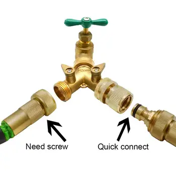 5 Sets Brass 3/4 Inch Quick Fit Female Male Valve Connector for Garden Hose
5 Sets Brass 3/4 Inch Quick Fit Female Male Valve Connector for Garden Hose