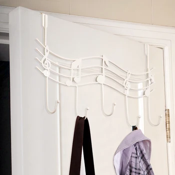 5 Hooks Music Wall Hook Door Hanger Kitchen Storage Rack Cupboard Hanging Hook Shelf Bathroom Organizer Bags Clothes Holder
5 Hooks Music Wall Hook Door Hanger Kitchen Storage Rack Cupboard Hanging Hook Shelf Bathroom Organizer Bags Clothes Holder