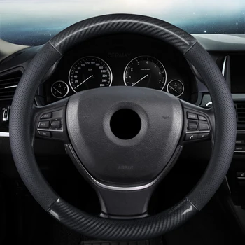 Genuine Leather Steering Wheel Cover for VW Touran Golf Gti Polo Sedan Passat Santana Jetta Tiguan Gol Sagitar CC Scirocco
Genuine Leather Steering Wheel Cover for VW Touran Golf Gti Polo Sedan Passat Santana Jetta Tiguan Gol Sagitar CC Scirocco