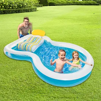 Portable Home Inflatable Swimming Pool Durable Summer Pool Toy Built-in Comfortable Recliner For Kids Family
Portable Home Inflatable Swimming Pool Durable Summer Pool Toy Built-in Comfortable Recliner For Kids Family