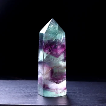 1pc Natural Fluorite Hexagonal Column Multicolor Crystal Dot Mineral Crystal Gift Home Decoration Stone Study Room Decoration
1pc Natural Fluorite Hexagonal Column Multicolor Crystal Dot Mineral Crystal Gift Home Decoration Stone Study Room Decoration