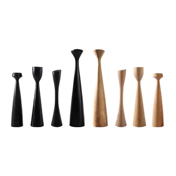 Creative Wooden Candle Holder Gold Single Head Simple Black Retro Geometric Candlestick Wood Crafts Home Decoration GG50zt
Creative Wooden Candle Holder Gold Single Head Simple Black Retro Geometric Candlestick Wood Crafts Home Decoration GG50zt