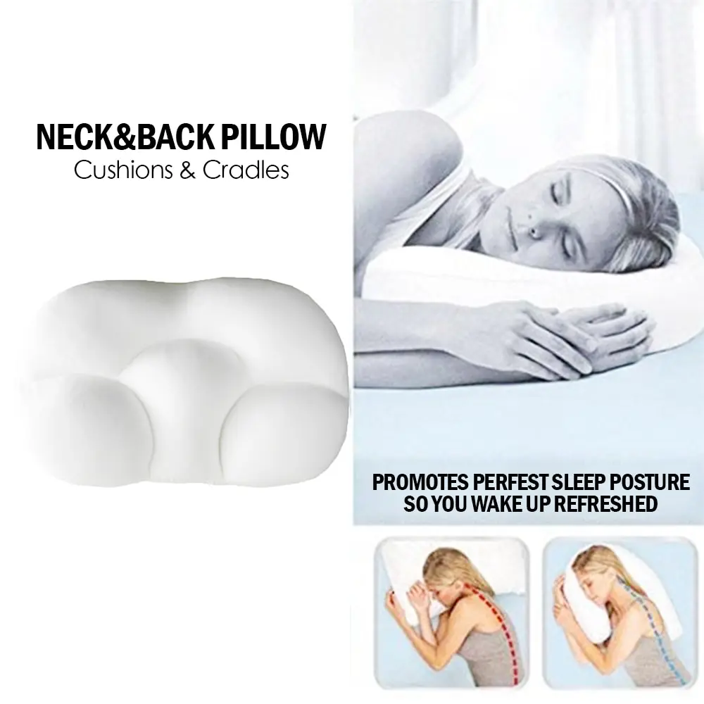 All-round Sleep Pillow Memory Foam Bedding Neck protection Slow Rebound Foam Shaped Health Cervical Neck Sleep Support Concave