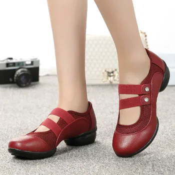 PU Modern Jazz Dance Sneakers Women Breathable Mesh Lace Up Dancing Practice Shoes Cushioning Lightweight Fitness Trainers
PU Modern Jazz Dance Sneakers Women Breathable Mesh Lace Up Dancing Practice Shoes Cushioning Lightweight Fitness Trainers