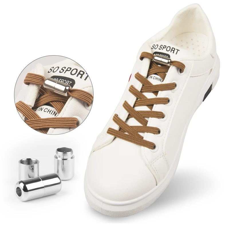 Quick Safety Sneakers Lazy Laces Round Metal Lock No Tie Shoelaces Suitable For All Types Of Shoes Elastic Shoelace 1 pair
Quick Safety Sneakers Lazy Laces Round Metal Lock No Tie Shoelaces Suitable For All Types Of Shoes Elastic Shoelace 1 pair