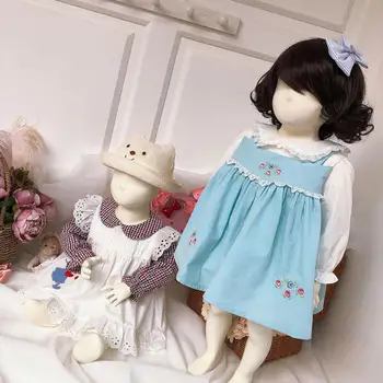 2020 Summer New Spanish Vintage Dress Embroidery Lace Stitching Lolita vtg dress 2PCS Casual Sweet Cute Dress For Girls Y2857 
2020 Summer New Spanish Vintage Dress Embroidery Lace Stitching Lolita vtg dress 2PCS Casual Sweet Cute Dress For Girls Y2857