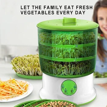 Automatic Sprouter Machine Bean Sprouts Growing Machine Large-capacity Sprouting Seedling Machines
Automatic Sprouter Machine Bean Sprouts Growing Machine Large-capacity Sprouting Seedling Machines