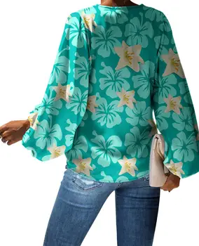 Polynesian Traditional Tribal style Flowers Print Women Chiffon Blouse Soft Chiffon Fabric Girls Shirt Fashion Ladies' Blouses
Polynesian Traditional Tribal style Flowers Print Women Chiffon Blouse Soft Chiffon Fabric Girls Shirt Fashion Ladies' Blouses