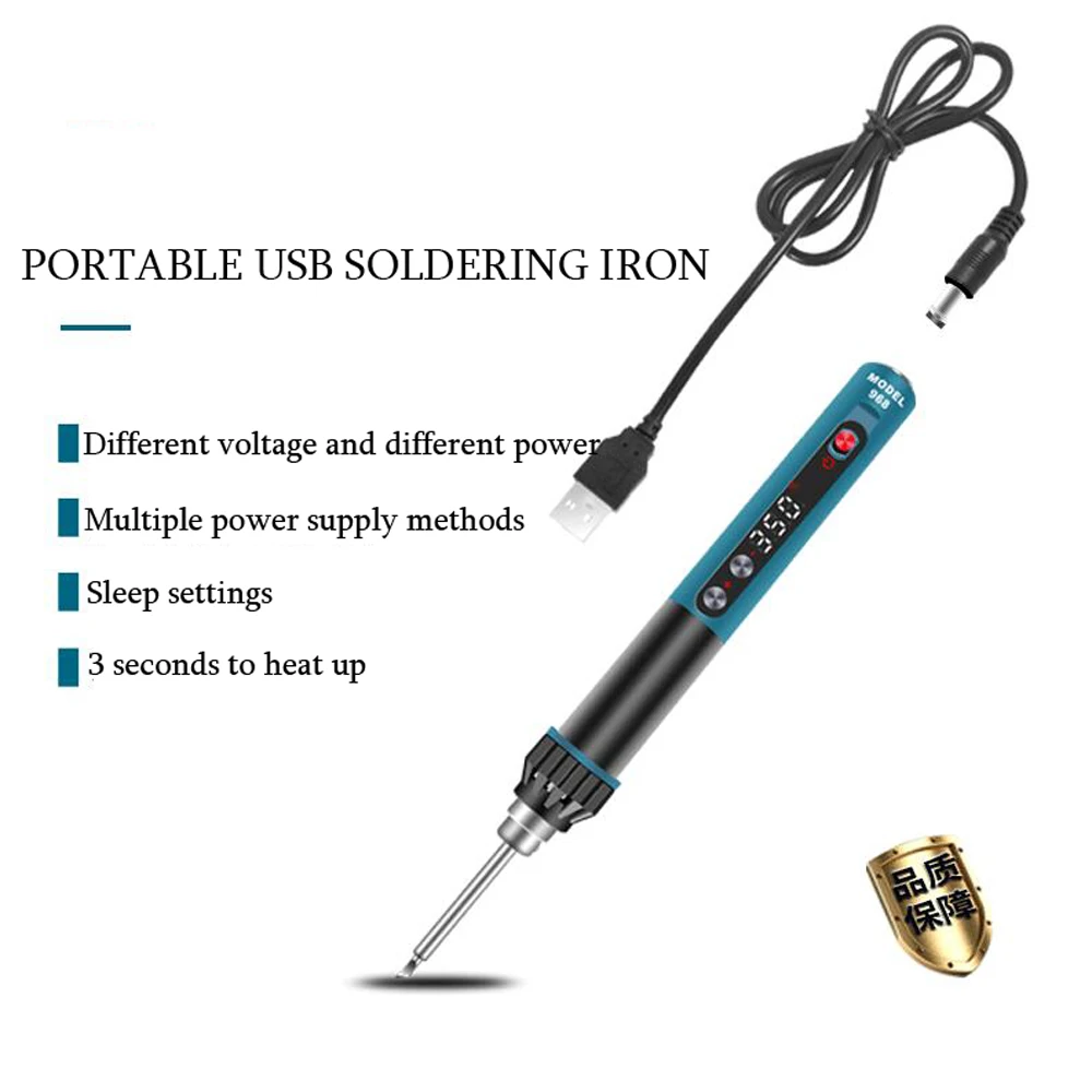 Multipurpose precision intelligent constant temperature USB adjustable electric soldering iron With Sleep Settings 5V-24V 230W
Multipurpose precision intelligent constant temperature USB adjustable electric soldering iron With Sleep Settings 5V-24V 230W