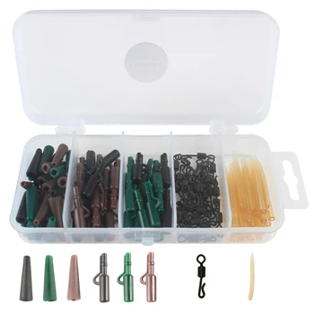 120pcs Carp Accessories Clips Quick Change Swivels Anti Sleeves Made of high quality material, durable to use
120pcs Carp Accessories Clips Quick Change Swivels Anti Sleeves Made of high quality material, durable to use