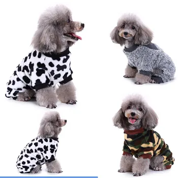 Pet Dog Snowman Cow Point and Camouflage Print Pajamas Fluffy Dog Jumpsuits and Rompers Soft Puppy Clothes Costumes
Pet Dog Snowman Cow Point and Camouflage Print Pajamas Fluffy Dog Jumpsuits and Rompers Soft Puppy Clothes Costumes
