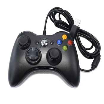 New USB Wired Gamepad for Xbox 360 Controller Gaming Double vibration Joystick for PC Computer Controller For Windows 7 8 10
New USB Wired Gamepad for Xbox 360 Controller Gaming Double vibration Joystick for PC Computer Controller For Windows 7 8 10