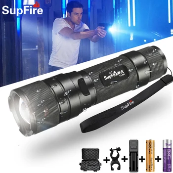 Supfire New LED Light And Easy To Carry Tactical Flashlight Outdoor Bicycle Light Torch USB Rechargeable Flashlight Searchlight
Supfire New LED Light And Easy To Carry Tactical Flashlight Outdoor Bicycle Light Torch USB Rechargeable Flashlight Searchlight
