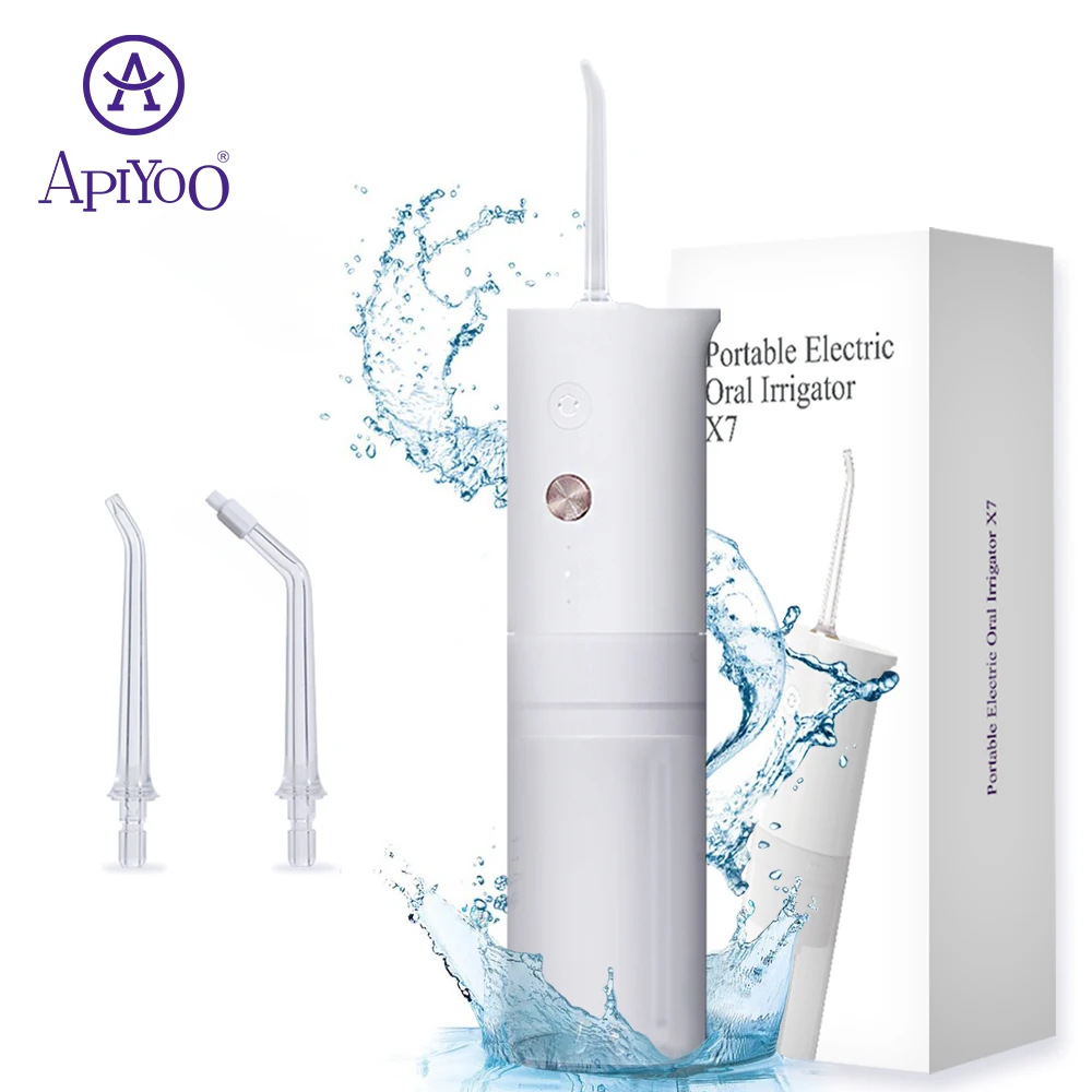 Apiyoo 3 Modes Oral Irrigator USB Rechargeable IPX7 Waterproof Floss Portable Dental Flosser Jet Irrigator Dental Teeth Cleaner
Apiyoo 3 Modes Oral Irrigator USB Rechargeable IPX7 Waterproof Floss Portable Dental Flosser Jet Irrigator Dental Teeth Cleaner