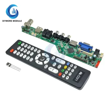 Upgraded LCD Controller TV Motherboard Digital Signal VGA HDMI AV TV USB HDMI Interface Driver Module with Remote Control
Upgraded LCD Controller TV Motherboard Digital Signal VGA HDMI AV TV USB HDMI Interface Driver Module with Remote Control