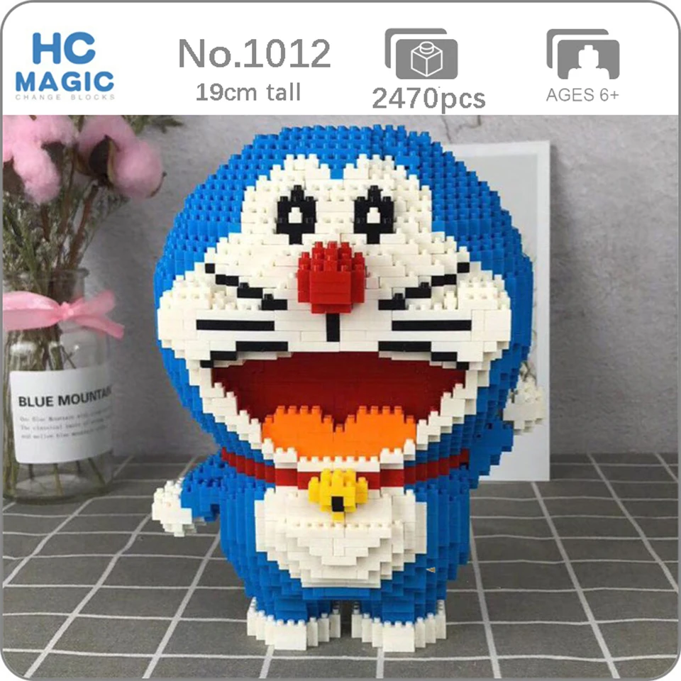 HC Anime Cartoon Doraemon Blue Cat Mini Building Blocks Model Diamond Blocks Bricks Japanese Anime Figure Toys for Children Gift
HC Anime Cartoon Doraemon Blue Cat Mini Building Blocks Model Diamond Blocks Bricks Japanese Anime Figure Toys for Children Gift