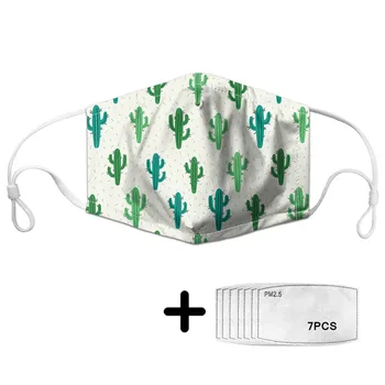 Cute Cactus Pattern Students Mouth Mask Teenager Girls Protection Face Mask with 7pcs Filter Ladies Breathable Reusable Mascaras
Cute Cactus Pattern Students Mouth Mask Teenager Girls Protection Face Mask with 7pcs Filter Ladies Breathable Reusable Mascaras