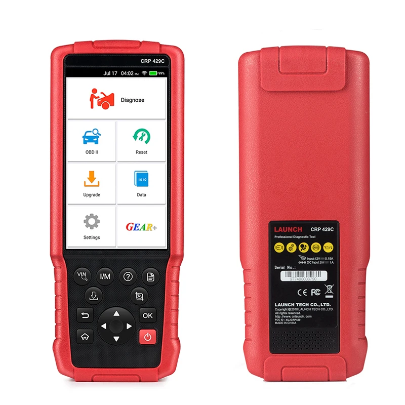 LAUNCH X431 CRP429C Car Diagnostic Tool OBD2 Code Reader Scanner Tool for 4 System Diagnostic +11 Reset Function Better CRP129
LAUNCH X431 CRP429C Car Diagnostic Tool OBD2 Code Reader Scanner Tool for 4 System Diagnostic +11 Reset Function Better CRP129