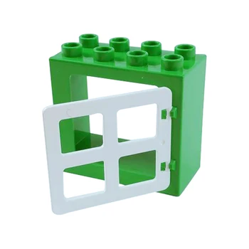 Duplo Big Size Accessories Toy For Children Eight-hole window Compatible City Blocks Kits Toys & Hobbies Building Blocks Duploed
Duplo Big Size Accessories Toy For Children Eight-hole window Compatible City Blocks Kits Toys & Hobbies Building Blocks Duploed
