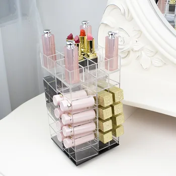 Acrylic Square Rotating Dressing Table Multi-Layer Lipstick Lipstick Organizing Rack Top Lip Gloss Storage Box 64 Grid
Acrylic Square Rotating Dressing Table Multi-Layer Lipstick Lipstick Organizing Rack Top Lip Gloss Storage Box 64 Grid