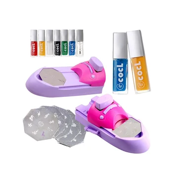 Nail Art DIY Pattern Printing Manicure Machine with 5 Metal Stamp Stamper Nail Color Draw Tool DIY nail painting machine
Nail Art DIY Pattern Printing Manicure Machine with 5 Metal Stamp Stamper Nail Color Draw Tool DIY nail painting machine