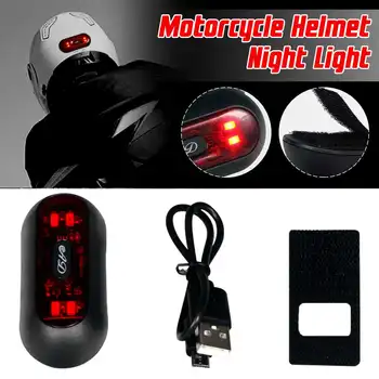 Motorcycle Bike Helmet Night Safety Signal Warning Light LED Light Rear Tail Lamp Taillight Rechargeable Waterproof Red
Motorcycle Bike Helmet Night Safety Signal Warning Light LED Light Rear Tail Lamp Taillight Rechargeable Waterproof Red