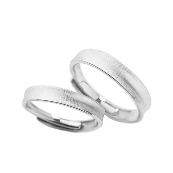 S925 Silver Smooth Brushed Couple Ring Female Japanese and Korean Simple Popular Hand Jewelry Valentine's Day Gift Mlk746
S925 Silver Smooth Brushed Couple Ring Female Japanese and Korean Simple Popular Hand Jewelry Valentine's Day Gift Mlk746