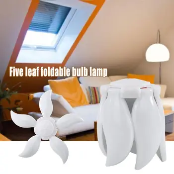 E27 140LED Foldable Bulb Light 75W High Bright 220V Constant Current Garage Lamp Low Power Consumption and Power Saving