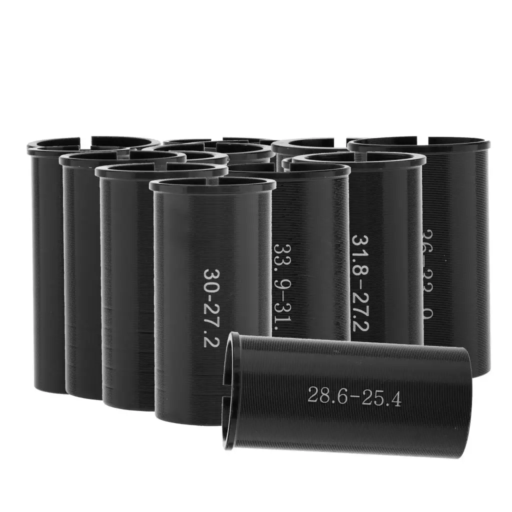 15 Sizes Bike Seatpost Shim Adapter Universal Bicycle Seat Post Pole Size Adapter Aluminium Alloy 25.4-36mm Bicycle Parts 15 Sizes Bike Seatpost Shim Adapter Universal Bicycle Seat Post Pole Size Adapter Aluminium Alloy 25.4-36mm Bicycle Parts