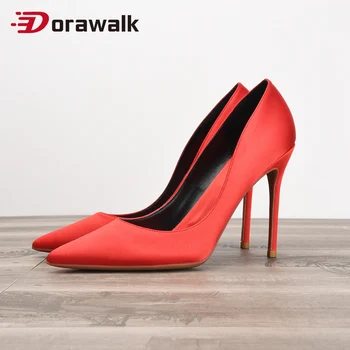 Super Fetish High Heels Sexy Woman Pumps Pointed Toe Satin 10cm Thin Heel Bridal Wedding Party Ladies Stilettos Plus Size 32-46
Super Fetish High Heels Sexy Woman Pumps Pointed Toe Satin 10cm Thin Heel Bridal Wedding Party Ladies Stilettos Plus Size 32-46