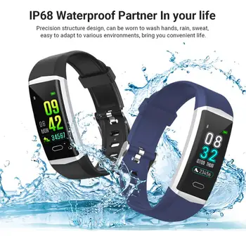 B5 GPS Swimming Smart Bracelet Band Fitness Tracker Blood Pressure Monitoring Multi-sport IP68 waterpoof Sport Smartband
B5 GPS Swimming Smart Bracelet Band Fitness Tracker Blood Pressure Monitoring Multi-sport IP68 waterpoof Sport Smartband