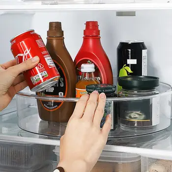 11.5x3.5in Kitchen Organizer Turntable Spice Storage Container Clear Compartments Kitchen Spice Bottle Organizer for Convenience
11.5x3.5in Kitchen Organizer Turntable Spice Storage Container Clear Compartments Kitchen Spice Bottle Organizer for Convenience