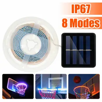 2M LED Basket Hoop Solar Light Playing At Night Lit Basketball Rim Attachment Helps You Shoot Hoops At Night LED Strip Lamp
2M LED Basket Hoop Solar Light Playing At Night Lit Basketball Rim Attachment Helps You Shoot Hoops At Night LED Strip Lamp