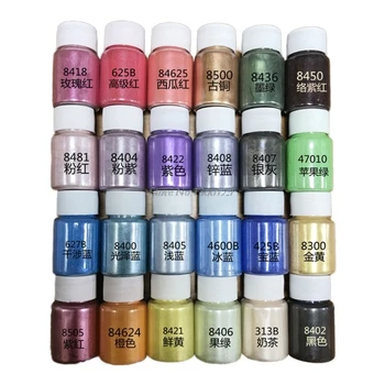 24 Colors Pearlescent Natural Mica Mineral Powder Epoxy Resin Dye Pearl Pigment Dropship 
24 Colors Pearlescent Natural Mica Mineral Powder Epoxy Resin Dye Pearl Pigment Dropship